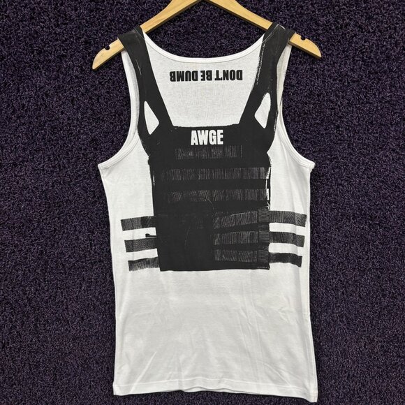 ASAP Rocky x AWGE American Sabotage BV Dont Be Dumb Tank XL - Picture 3 of 4